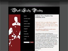 Tablet Screenshot of darkladypoetry.com